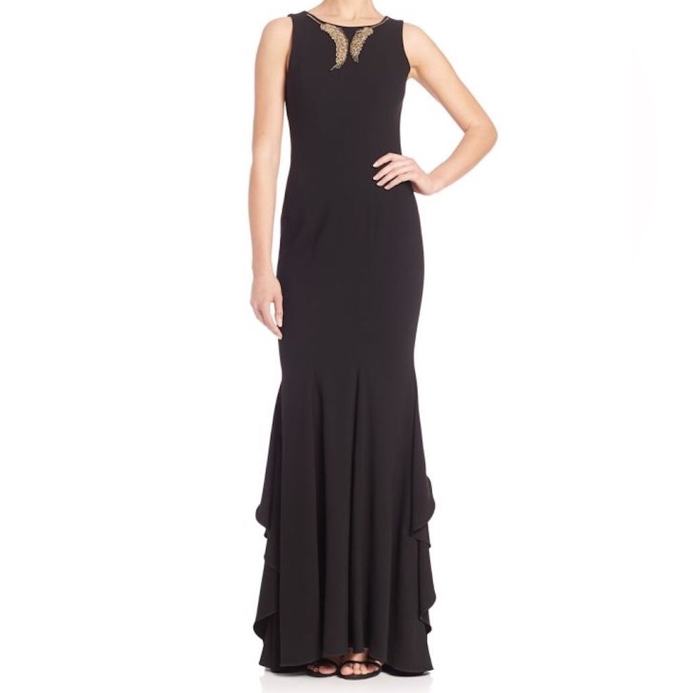 Zac Zac Posen Rivka Embellished Mermaid Gown